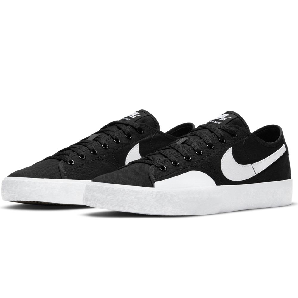 GIÀY SNEAKER NAM - NIKE SB BLAZER COURT BLACK/WHITE - CV1658-002.