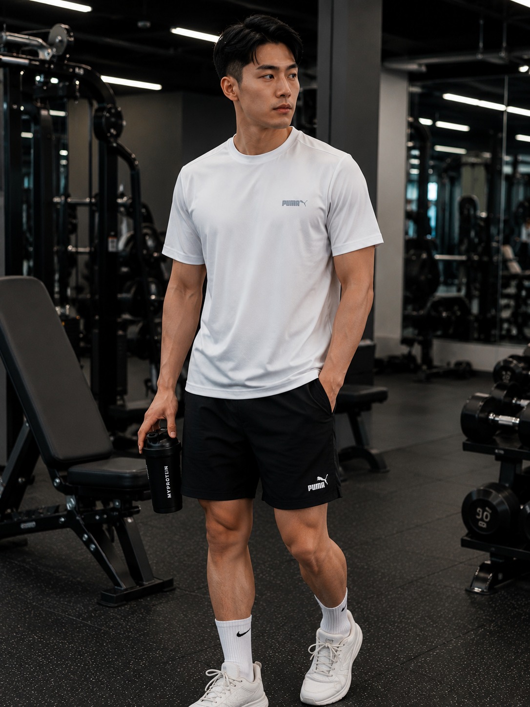 Áo Tshirts Chính Hãng - Puma Essential Sport Tee 