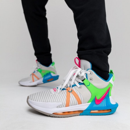 Giày Bóng Rổ Chính Hãng - Nike Lebron Witness VII Grey For/Hyper Pink - DM1123-003