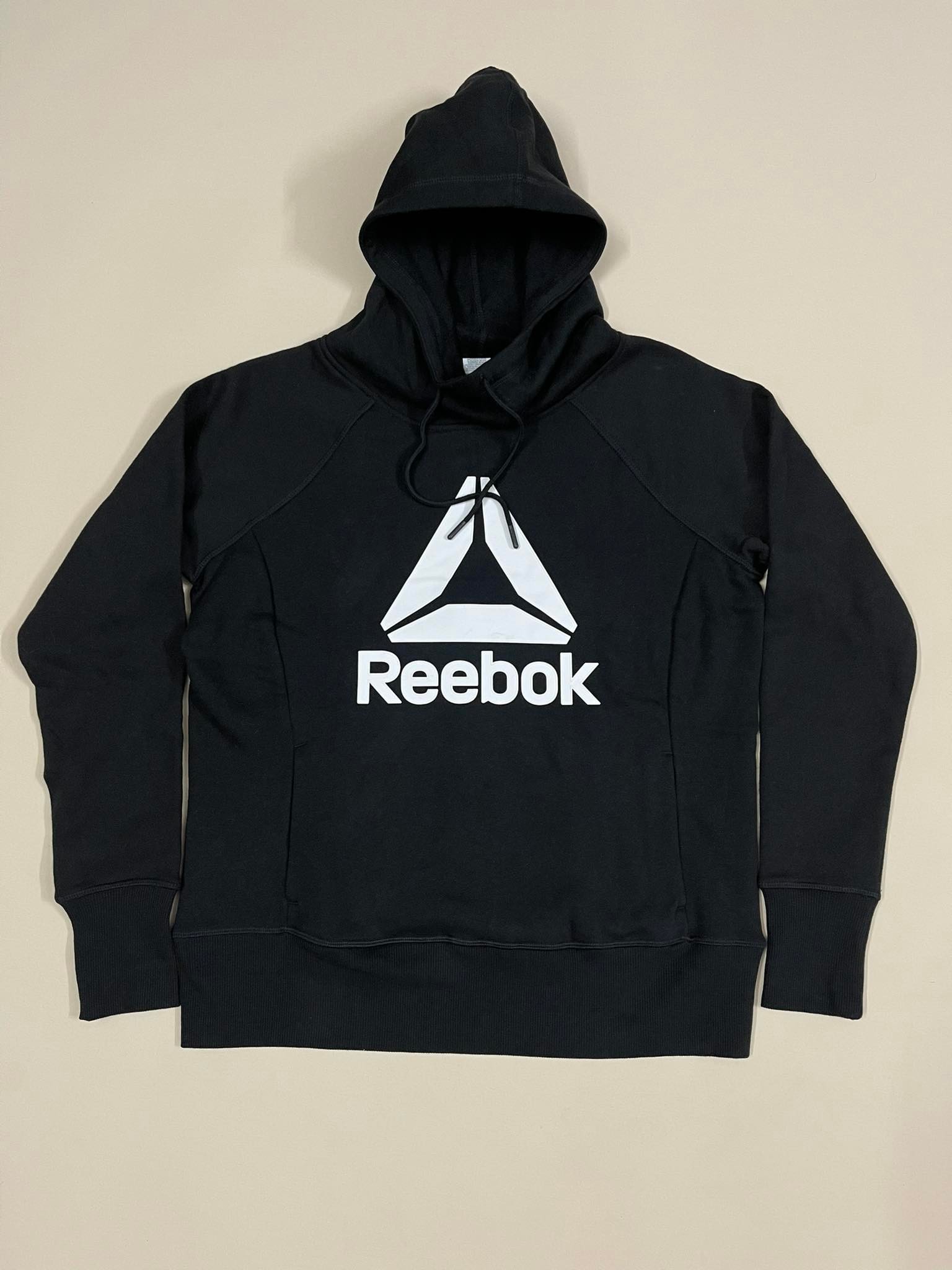 Áo Hoodie Nỉ Bông Nam Nữ Reebok LoGo 'Black' - S1438