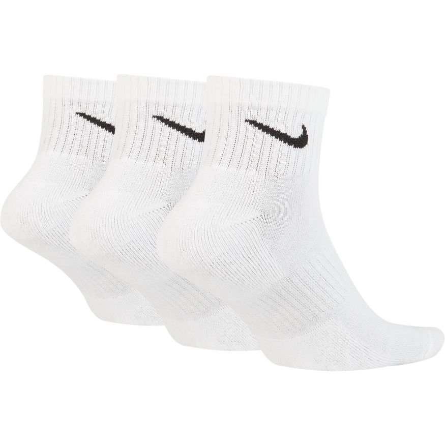 PHỤ KIỆN CHÍNH HÃNG - Tất Nike Everyday Cushioned Training Ankle Socks White ( 3PAIRS ) - SX7667-100