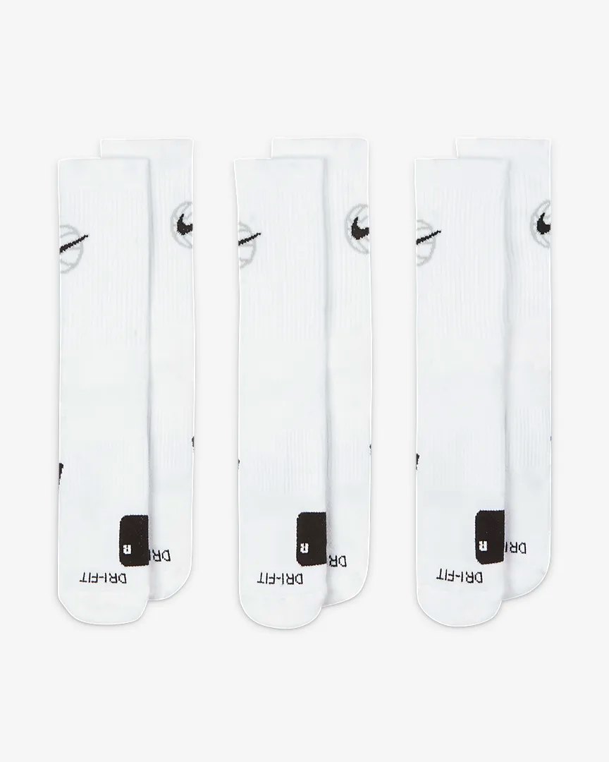 Tất Nike Everyday Crew Basketball Socks - DA2123-100