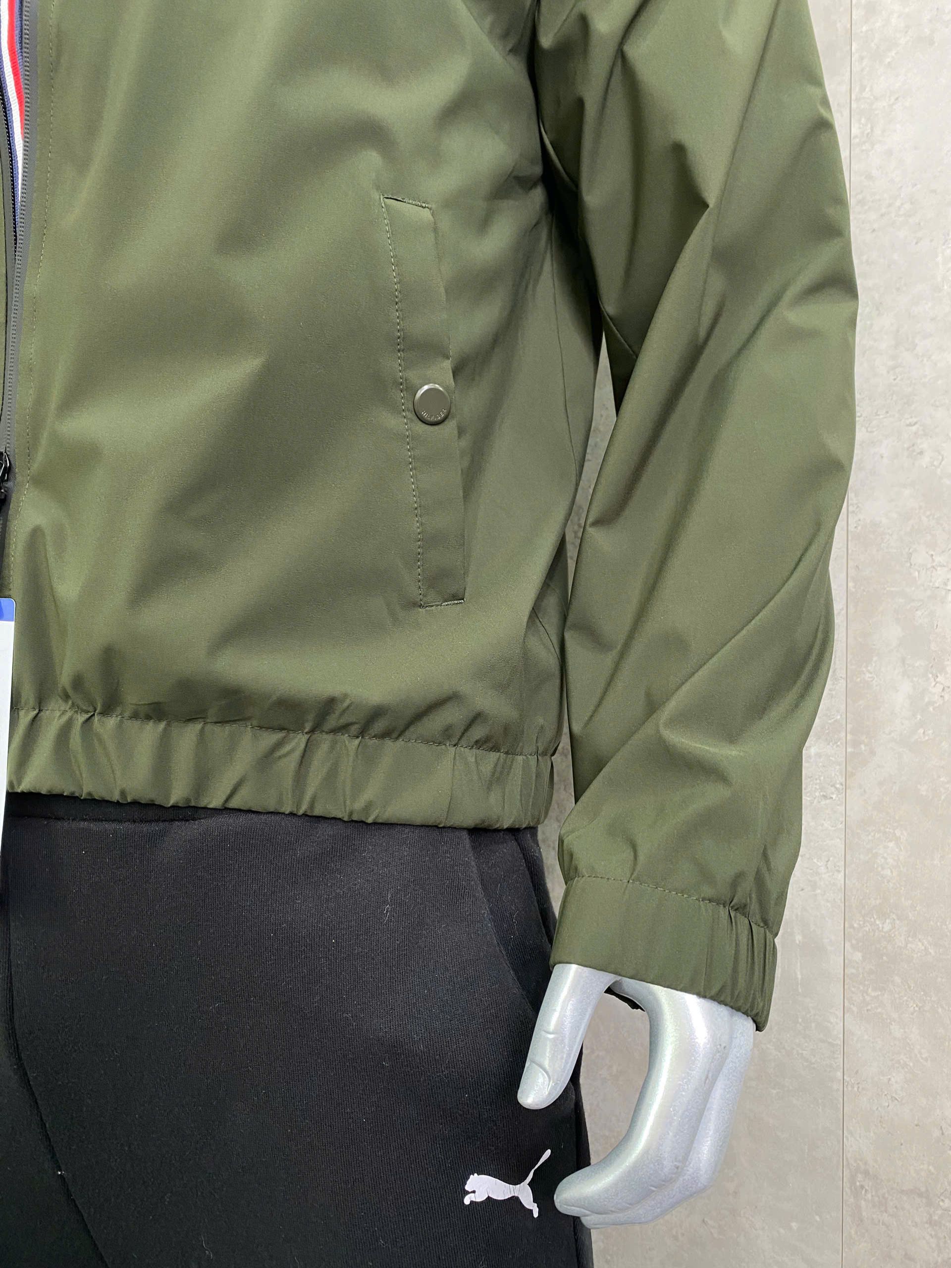 Áo Khoác Chính Hãng - Tommy Hilfiger Men's Stand-Collar Jacket 2 Lớp 