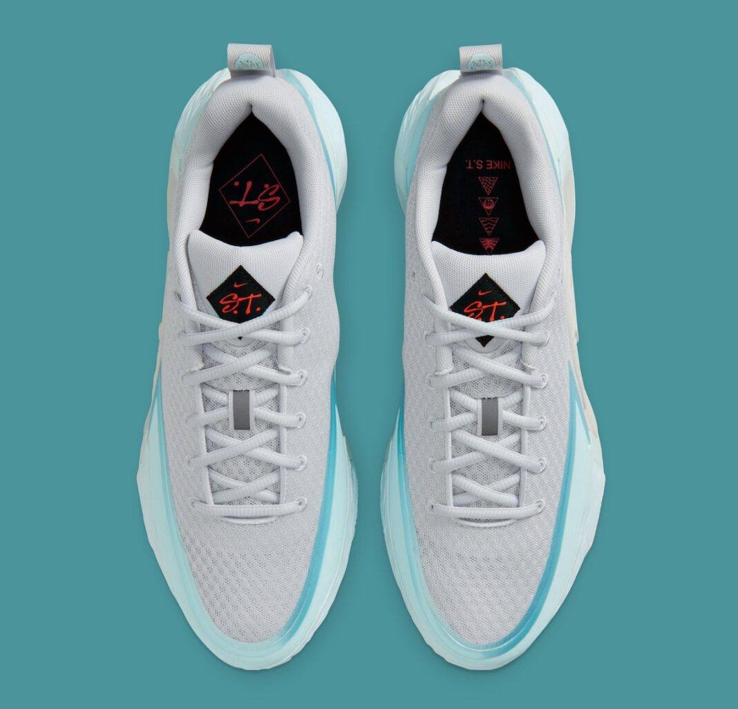 Giày Bóng Rổ Chính Hãng - Nike ST Glow Pure Platinum Glacier Blue - II2284-004