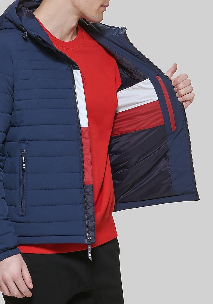 Áo Khoác Chính Hãng - Tommy Hilfiger Lightweight Softshell Jacket 'Dark Navy' - B0DJQMX7HK-NVY