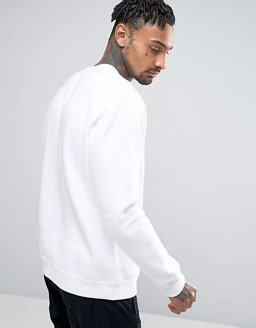 Áo Sweater Chính Hãng - Nike Club Fleece Men's T-Shirt 'White' - 804340-100