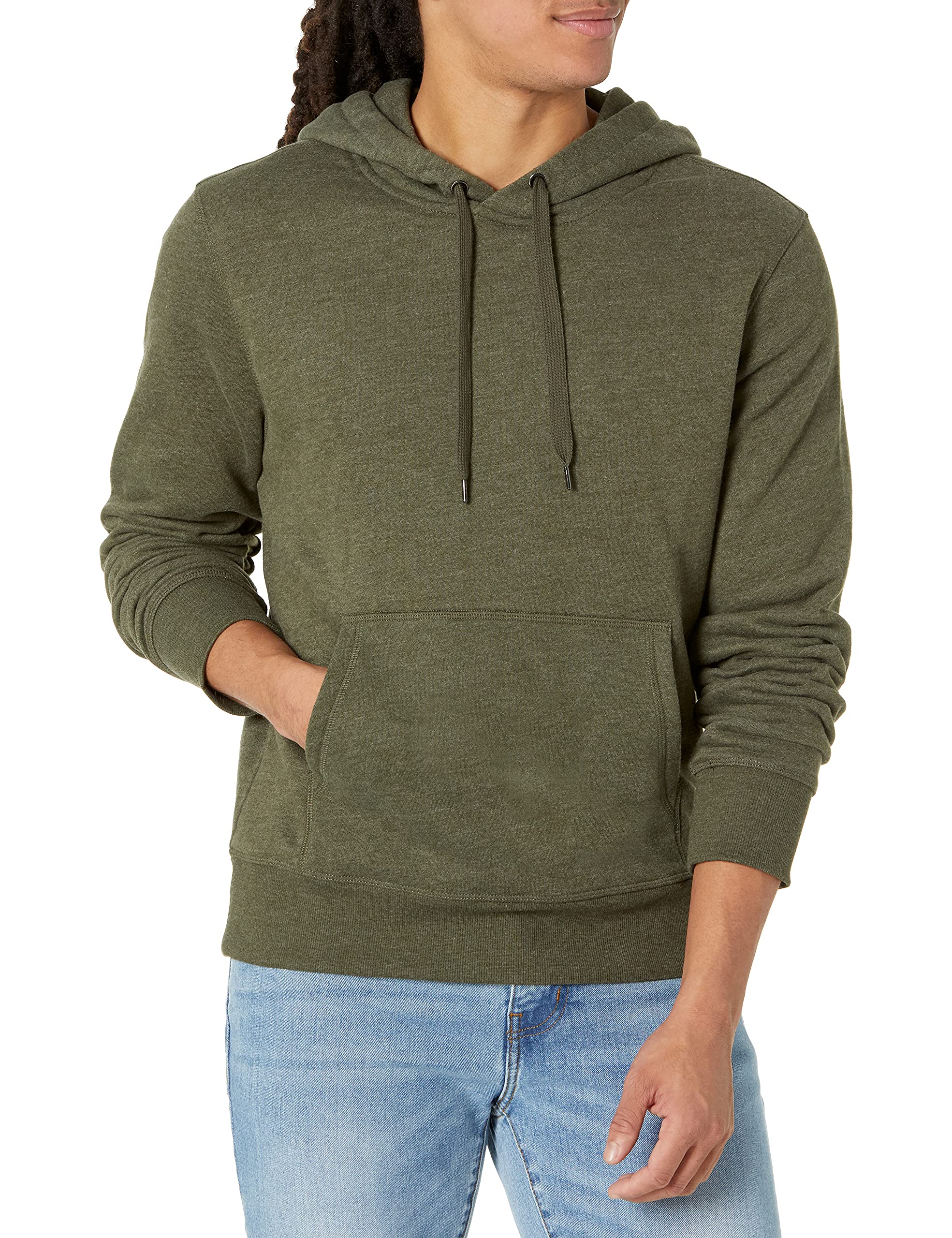 Áo Hoodie Nỉ Nam Amazon Essentials Men's ''Olive''- HAMA-123