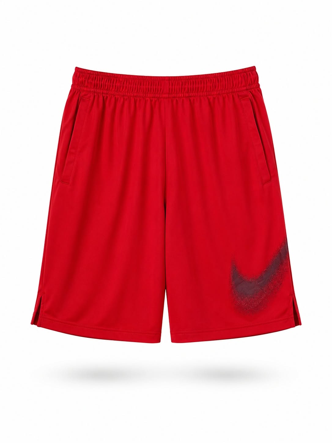 Quần Shorts - NIKE Mens Red Athletic 9'' Fly Shorts Size Extra Extra Large - 800505-657
