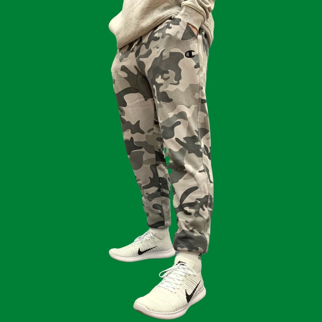 QUẦN DÀI CHÍNH HÃNG - Champion Jogger Camo Grey - QCC-060