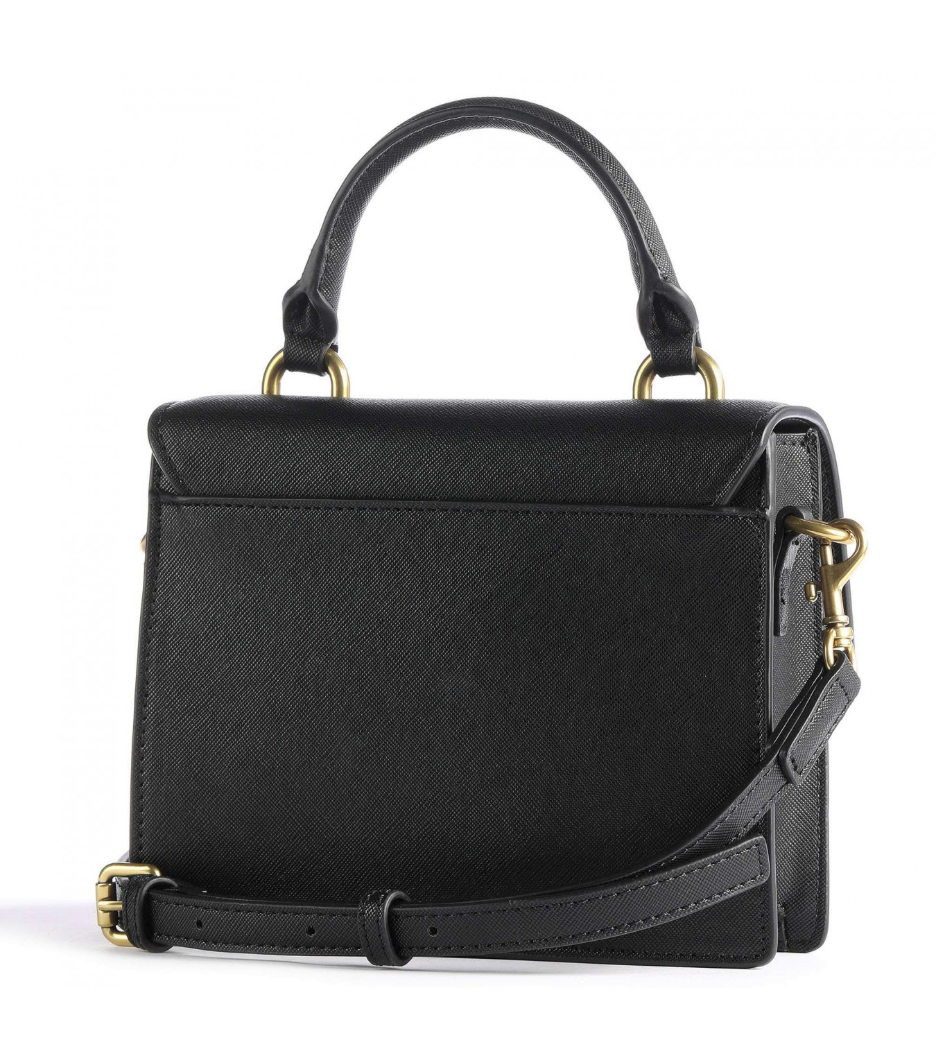 PHỤ KIỆN CHÍNH HÃNG - Túi Nữ Versace Jeans Couture Fall Winter Logo Lock Bag in Black - 71VA4BL4-71879-899