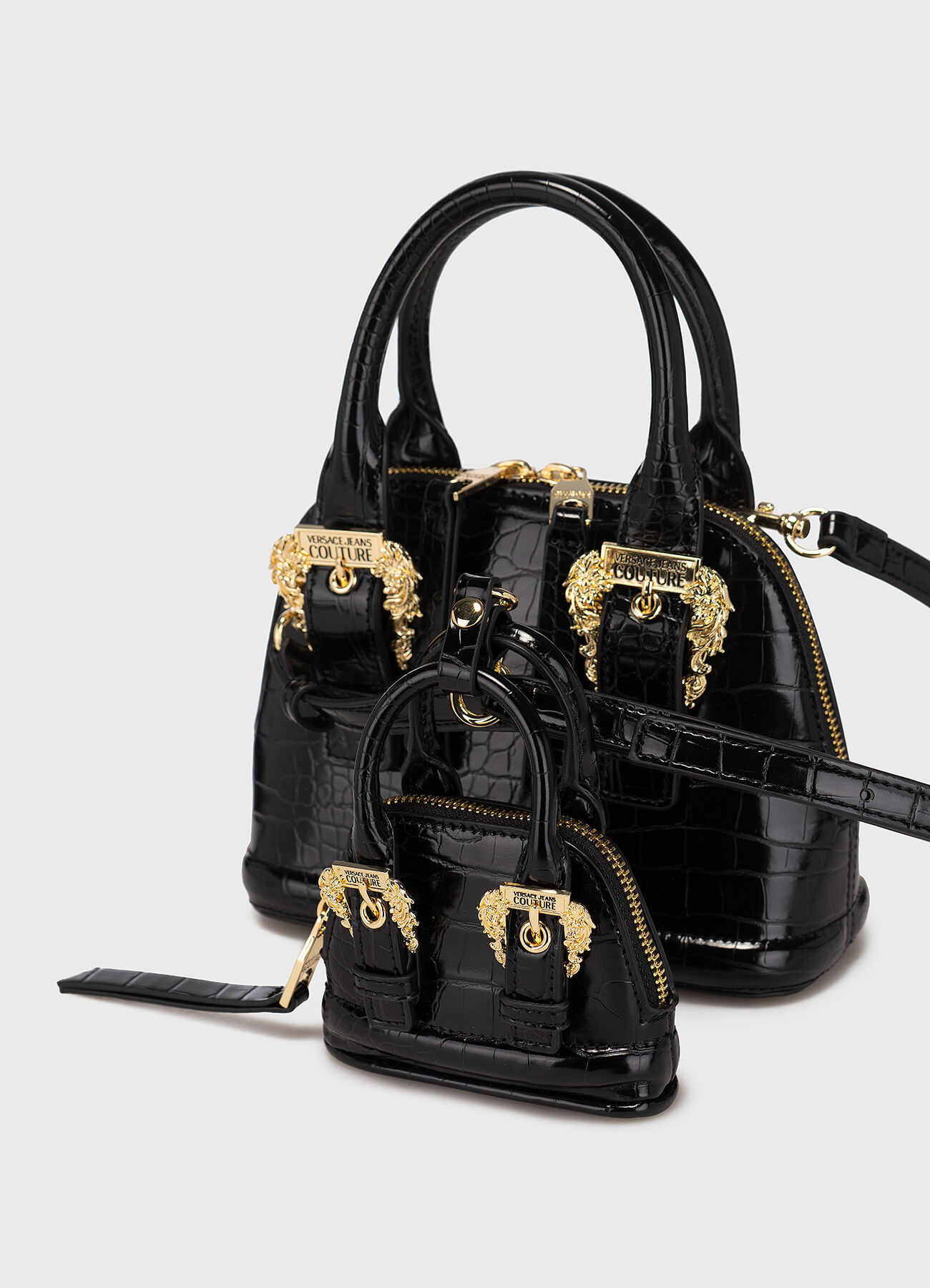 PHỤ KIỆN CHÍNH HÃNG - TÚI NỮ VERSACE JEANS COUTURE RANGE Bag With Small Accessory - 74va4bfw-zs578-899