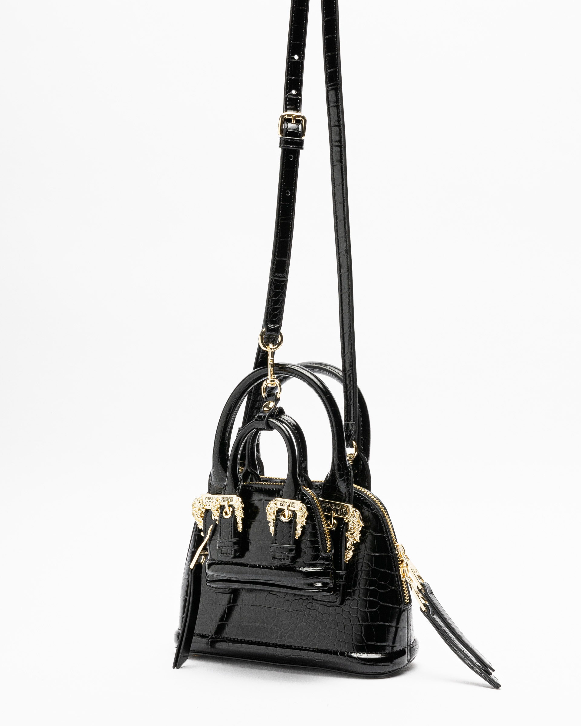 PHỤ KIỆN CHÍNH HÃNG - TÚI NỮ VERSACE JEANS COUTURE RANGE Bag With Small Accessory - 74va4bfw-zs578-899