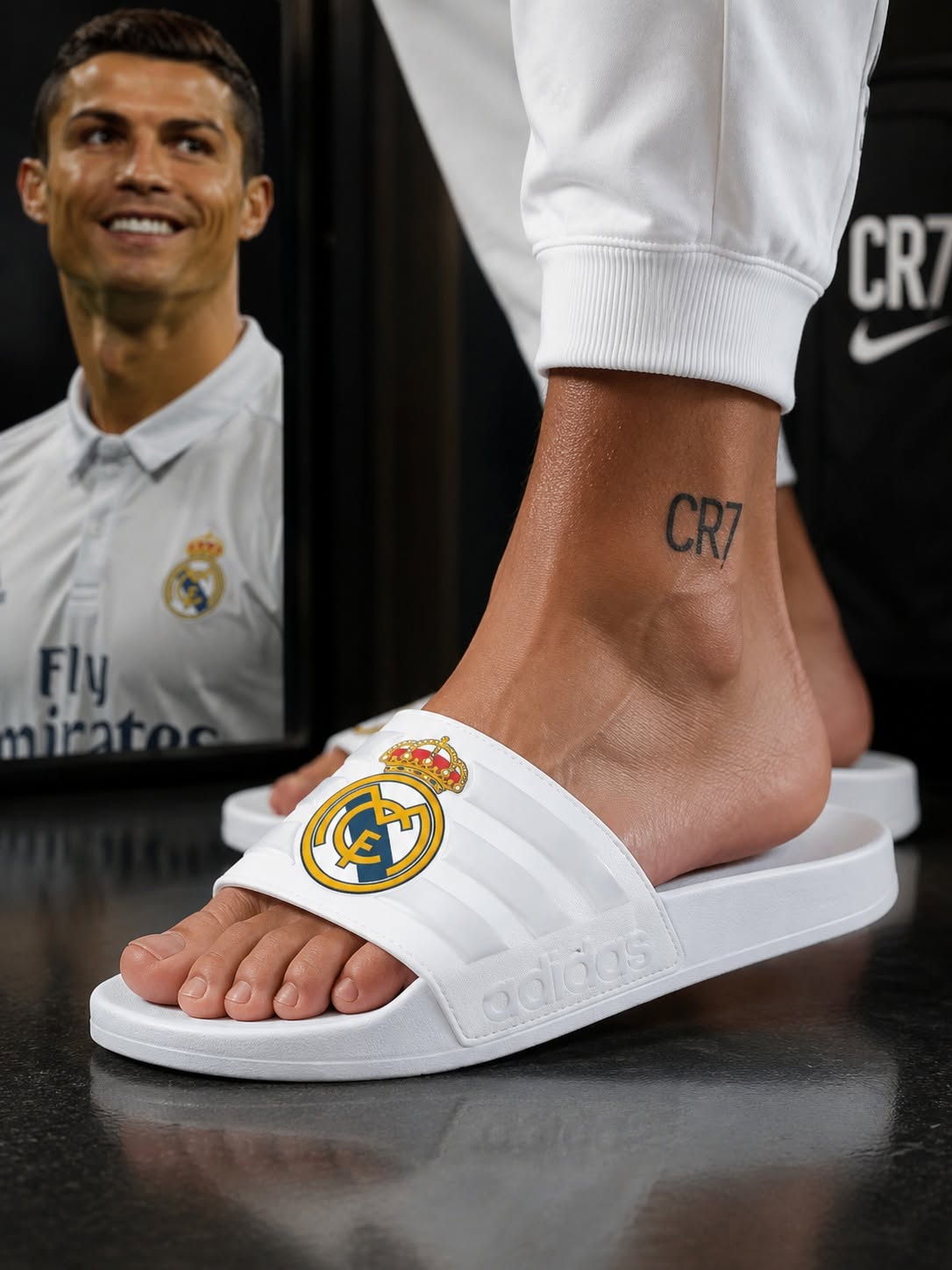 Dép Chính Hãng - Adidas Adilette Shower Real Madrid 