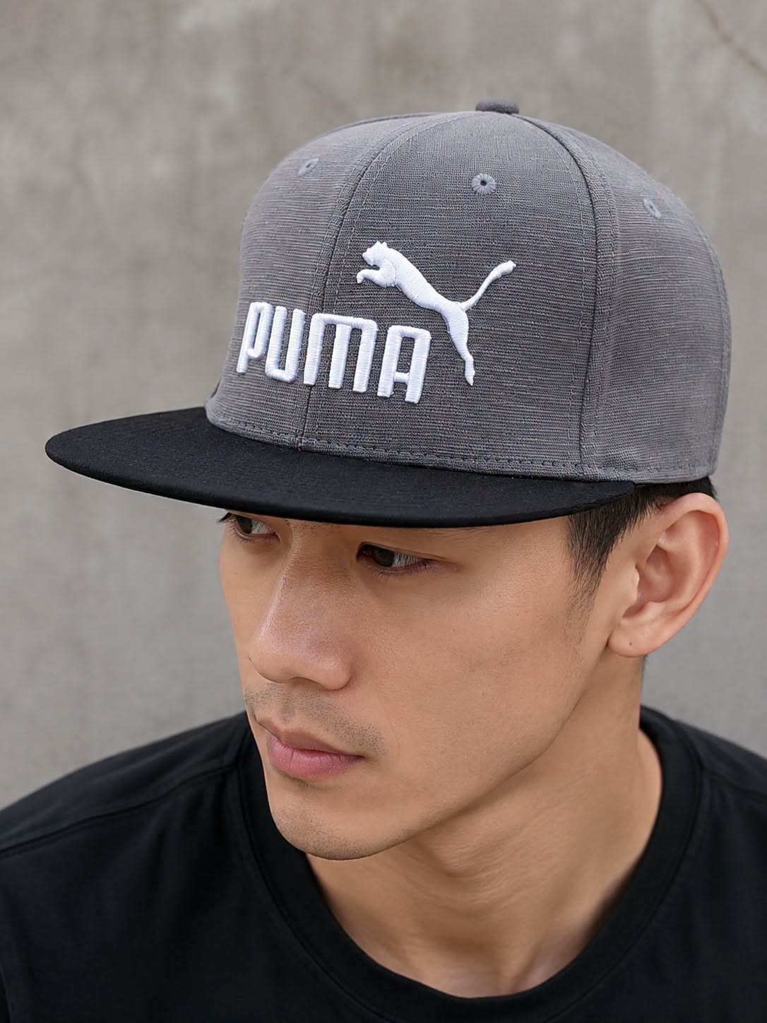 Phụ Kiện Chính Hãng - Mũ Puma Snapback Pro Big Logo Swoosh Grey - PMM1