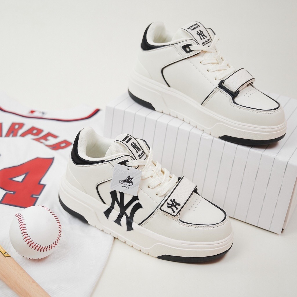 Giày Casual Chính Hãng - MLB Chunky Liner Mid Basic New York Yankees - 3ASXLMB3N-50BKS