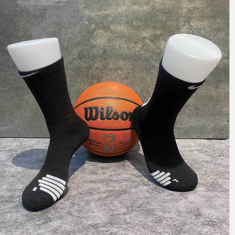Phụ Kiện Chính Hãng - Tất Bóng Rổ Nike Training NBA  Elite Crew 'Đen/Trắng' (1 đôi) - SX7588-01