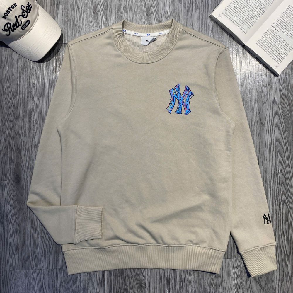 Áo Sweater Chính Hãng - Áo MLB New York Logo 'Be' - 13962838