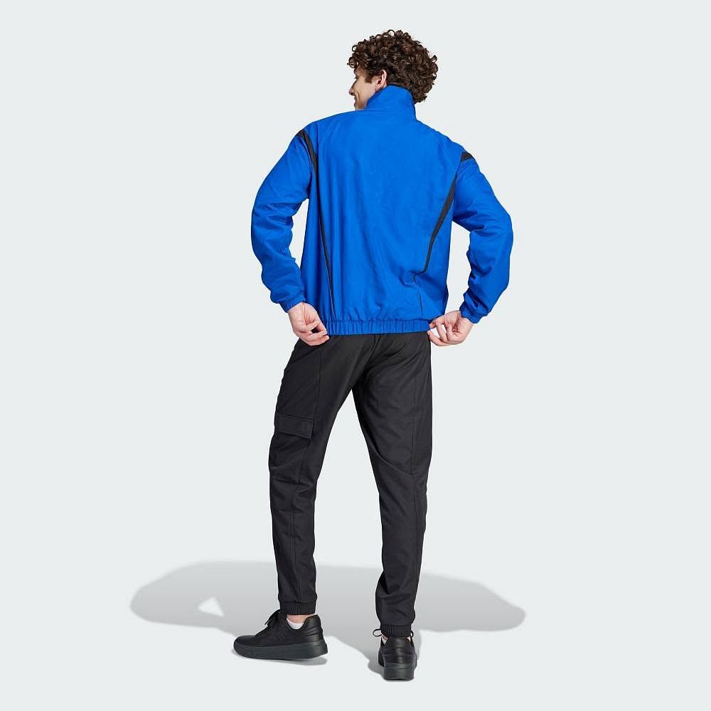 Bộ Thể Thao Chính Hãng - Adidas  Woven Tracksuit Glossy with Elastic Blue - IJ6070