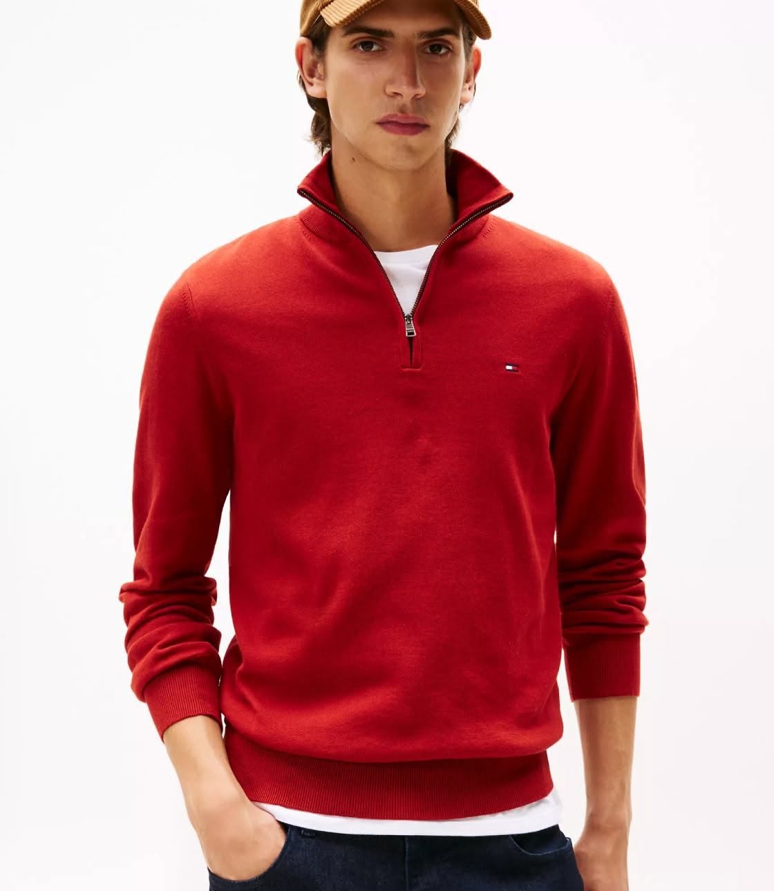 Áo Sweater Chính Hãng - Tommy Classic Quarter-Zip Sweater - 78j9329 603