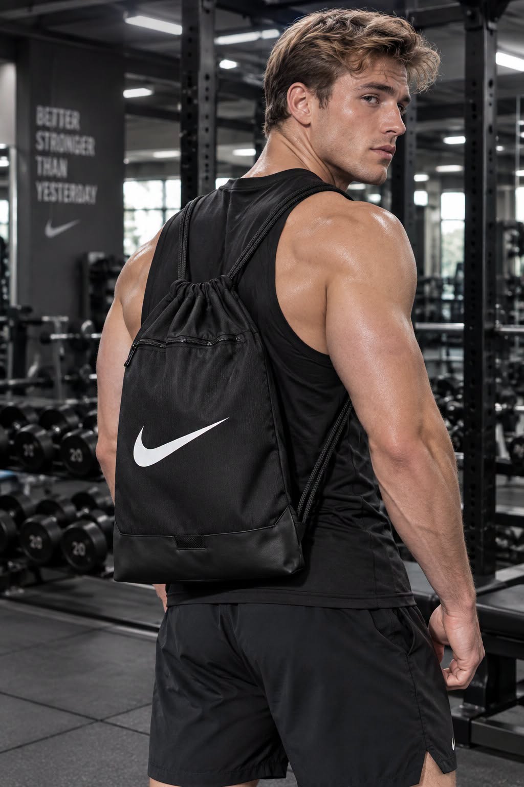 Phụ Kiện Chính Hãng - Balo Nike Brasilia 9.5 Training Gymsack (18L) - DM3978-010