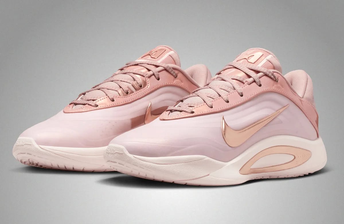 Giày Bóng Rổ Chính Hãng - NIKE A'ONE EP Stone Mauve Silt Red Metallic Bronze - FZ8605-200