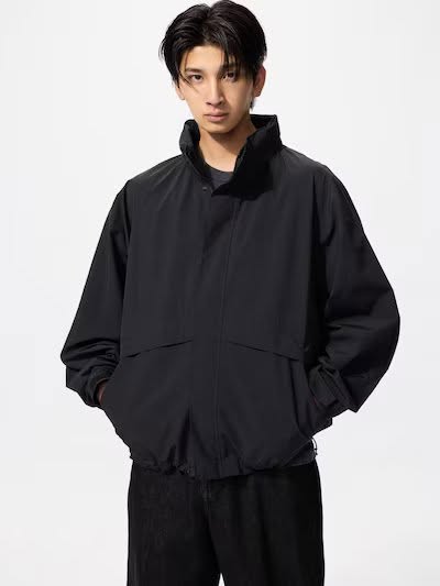 Áo Khoác Gió Chính Hãng - Uniqlo Windproof Stand Blouson 