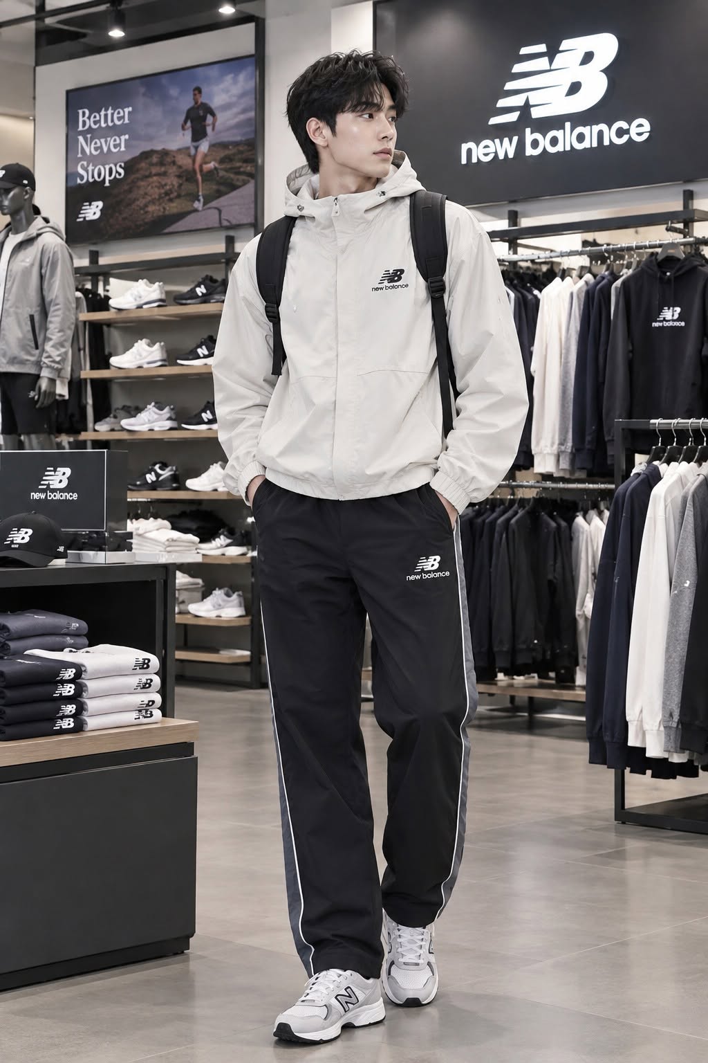Quần Dài Chính Hãng - New Balance Trackside Woven Pant Black - NB6207UF