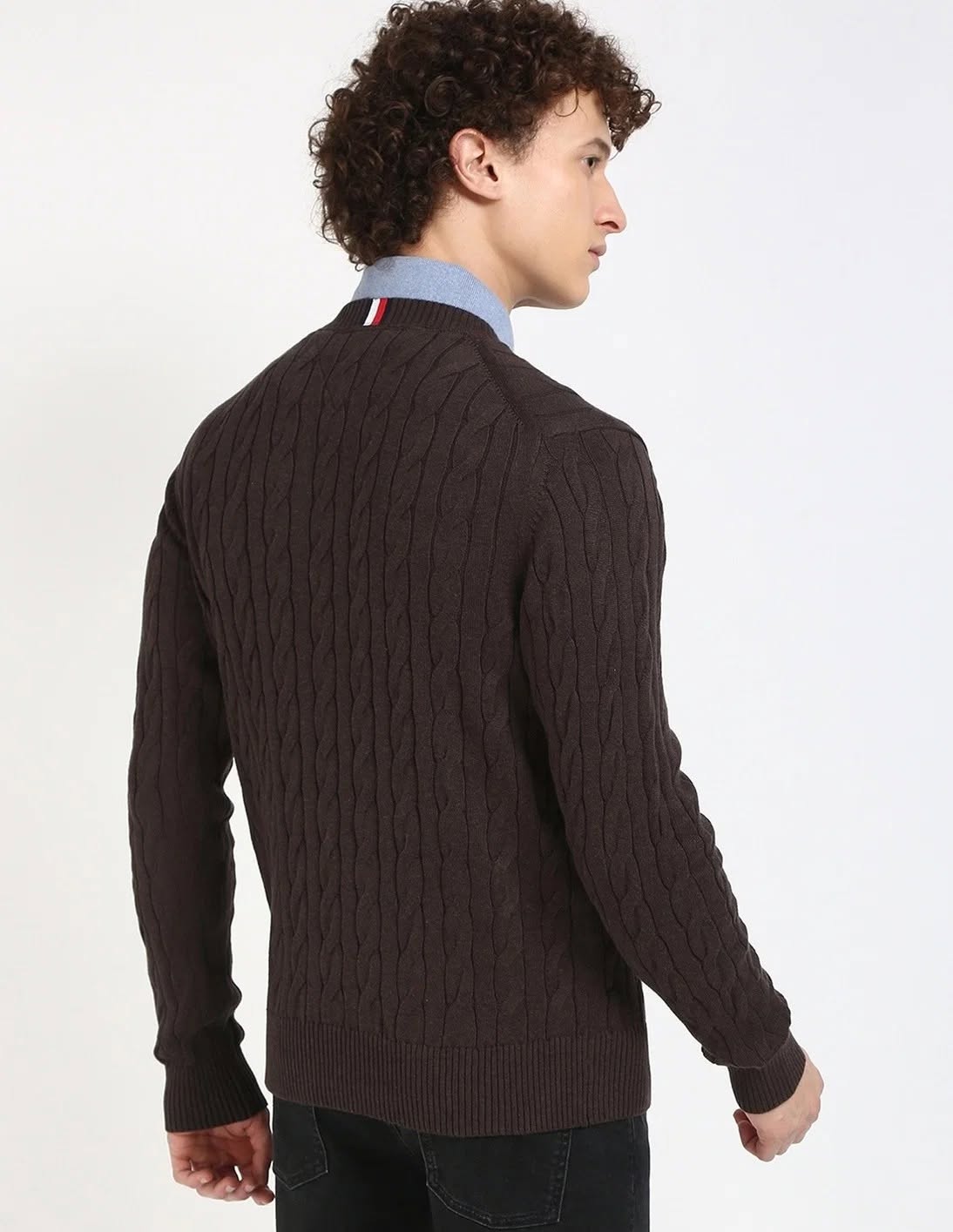 Áo Sweater Chính Hãng - Tommy Hilfiger Men Cable Knit Pullover - T1JSZC03454