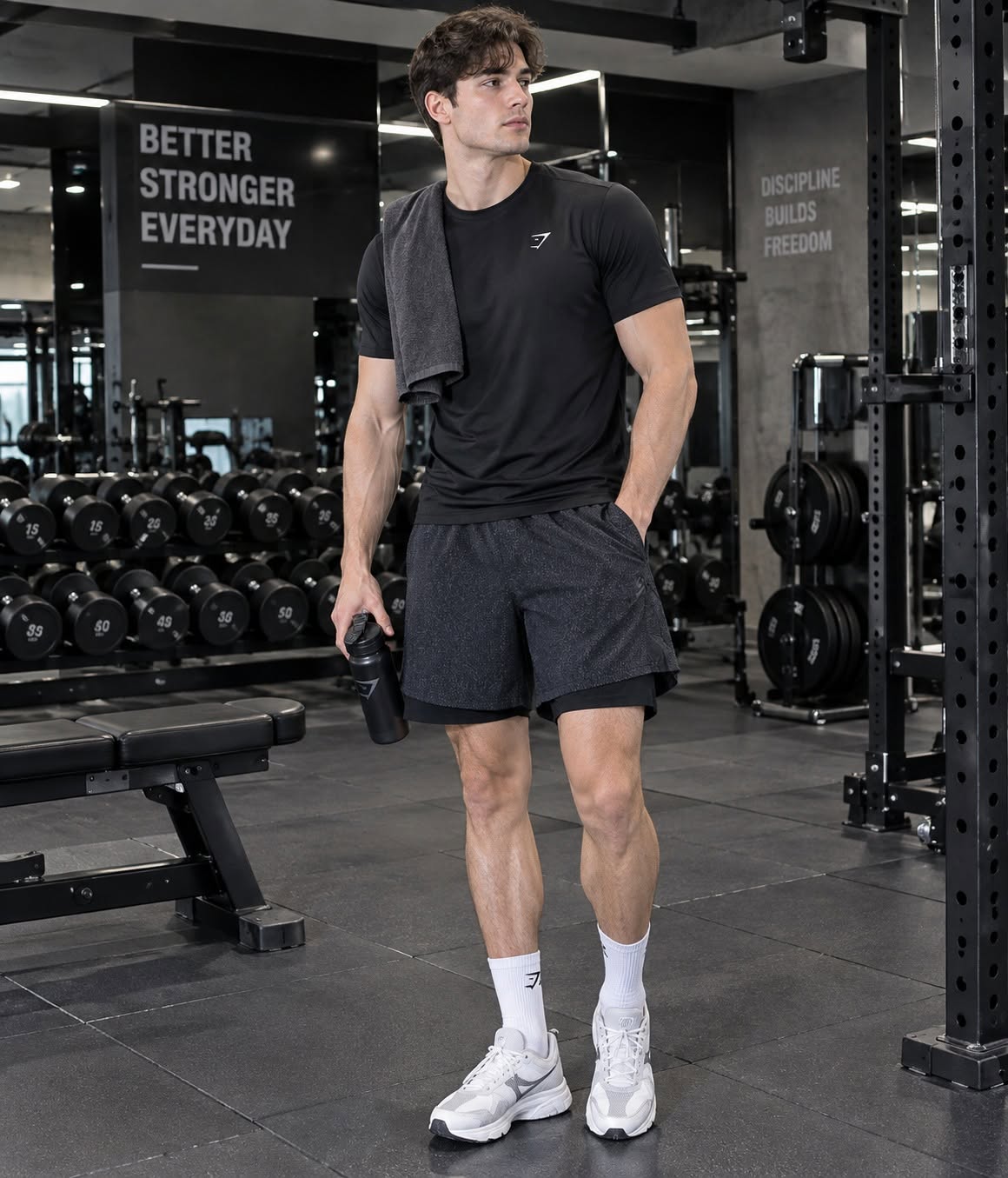 Quần Short Chính Hãng - Asics Running Men's 2in1 5inh' - ASBlack50874