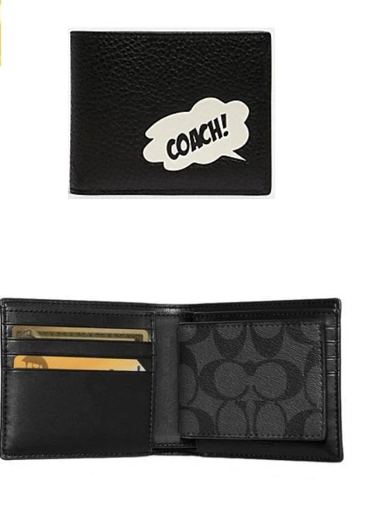 Phụ Kiện Chính Hãng - Sét Ví & Card Holder Coach 2in1 'Black' COACH - VC17