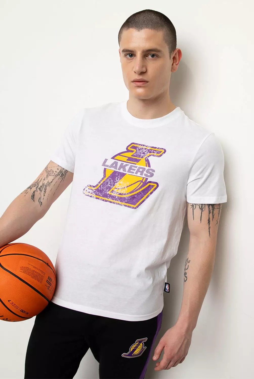 Áo Tshirts Chính Hãng - NBA Polera Manga Corta Algodón Hombre 'White' - NBATS523222-01