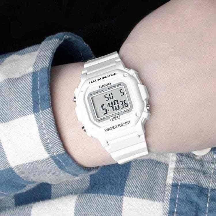 PHỤ KIỆN CHÍNH HÃNG - Đồng Hồ CASIO Có Đèn LED - F108WHC-7B