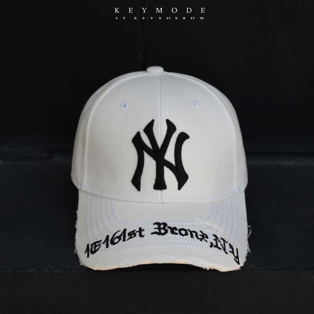 Phụ Kiện Chính Hãng - Mũ MLB Logo NY 161ST 'White' - 32CPKP941-1