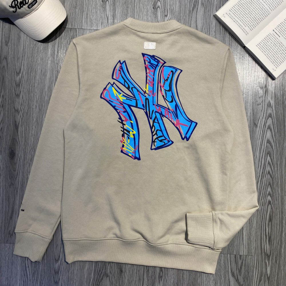 Áo Sweater Chính Hãng - Áo MLB New York Logo 'Be' - 13962838
