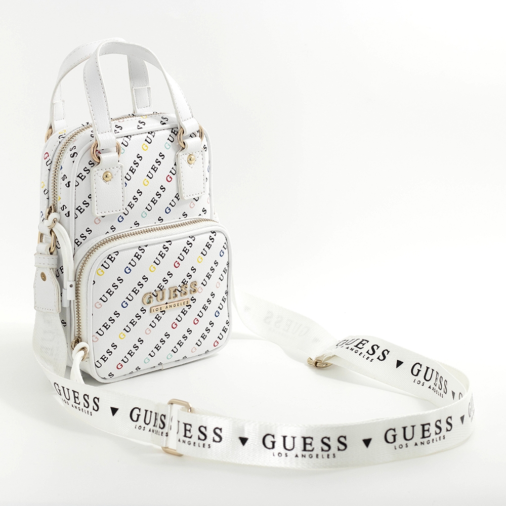 PHỤ KIỆN CHÍNH HÃNG - Túi Nữ Guess Crossbody Bag - 21GF008-White