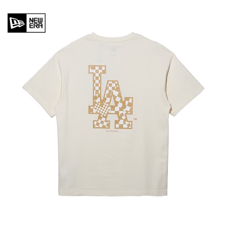 Áo Thể Thao Hè - Áo Thun Nam Nữ New Era New Yihua 23 New MLB LA 'Ivory' -13558559 Quyetsneaker