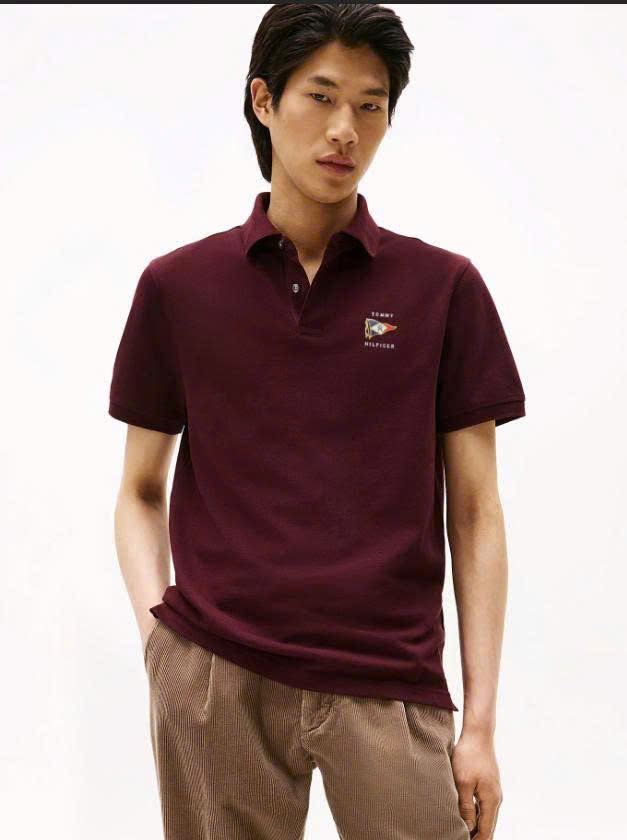 Áo Polo Chính Hãng - Tommy Hilfiger Regular Fit Nautical Flag Polo 