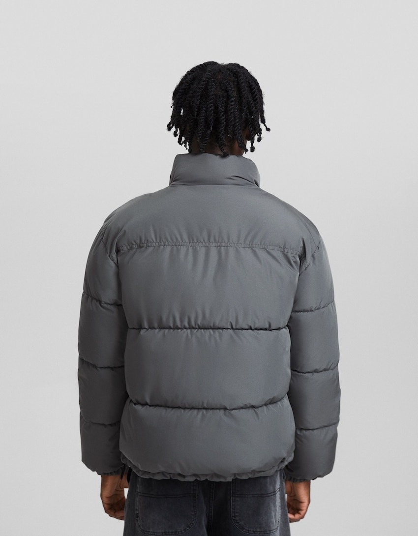 Áo Phao Chính Hãng - Bershka ''Grey'' - 6679-085-200