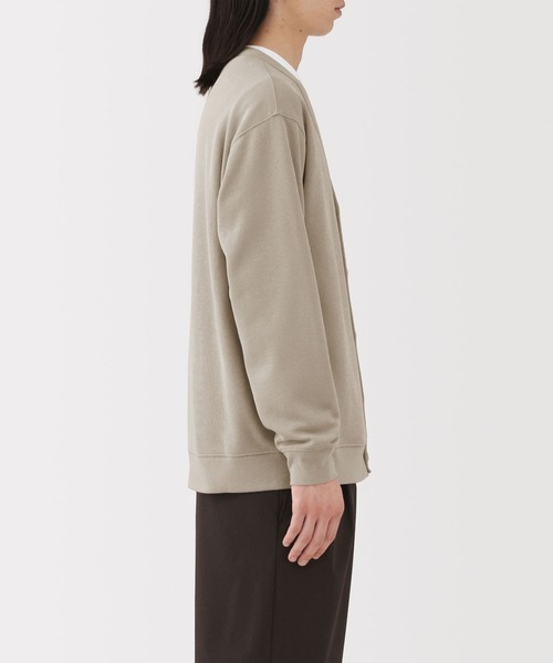 Áo Nam Chính hãng - Muji M's Double knitted V neck 