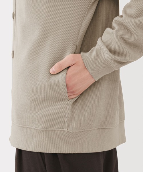 Áo Nam Chính hãng - Muji M's Double knitted V neck 