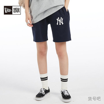 QUẦN SHORTS CHÍNH HÃNG - Newera logo NY New York Yankees Black - 12727837