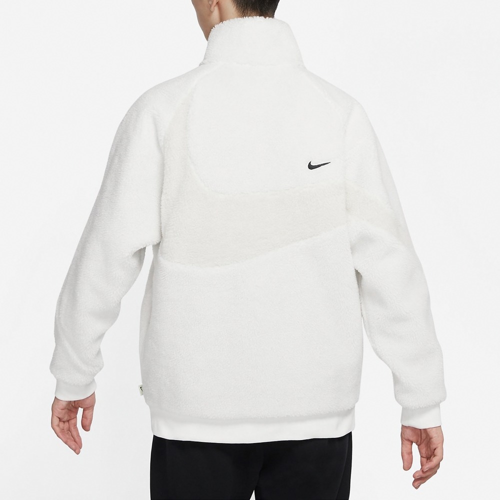 Áo Khoác Chính Hãng - Nike Swoosh 2-way fleece jacket 'White' - FB1910-133