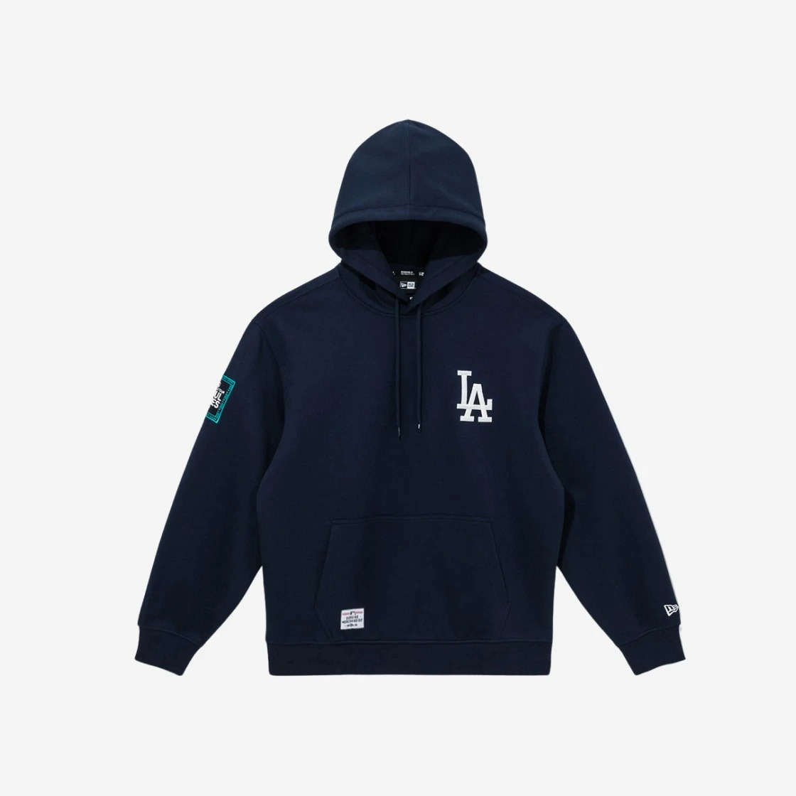 Ao Hoodie Chinh Hang New Era MLB Seoul Series LA Dodgers Hood Navy 14358750