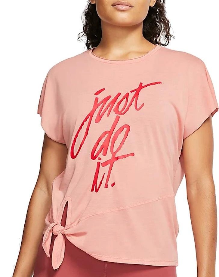 Áo Hè Running Nữ - Nike Dri-FIT Feminina Just Do It 'Pink' Shirts - CI9801-606