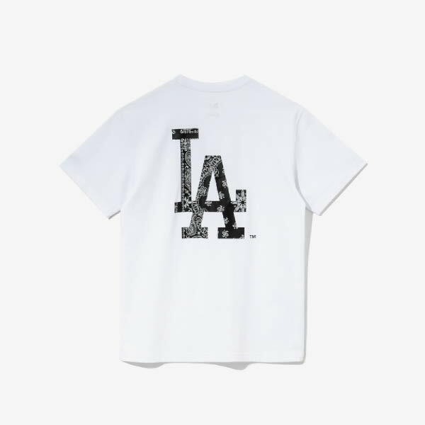 Áo Thể Thao Hè - Áo Thun Nam Nữ New Era x MLB LA Big Paisley Logo 'White' - 12715360 Quyetsneaker