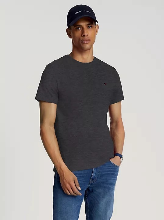  Áo Tshirts Chính Hãng - Tommy Hilfiger Essential Solid T‑Shirt 