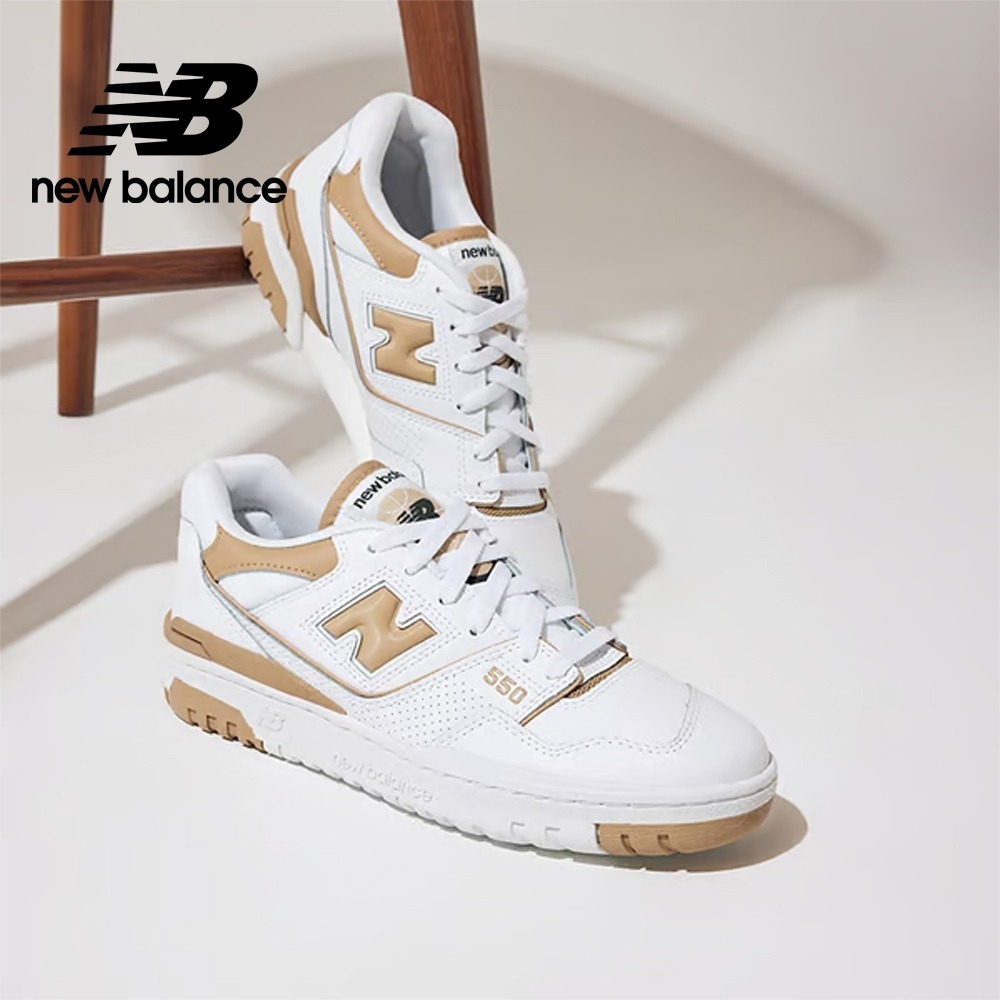 Giày Casual Chính Hãng - NewBalance 550 Vintage 'White/Brown' - BBW550BT