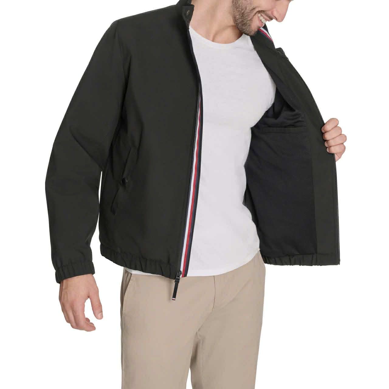 Áo Khoác Chính Hãng - Tommy Hilfiger Men's Stand-Collar Jacket 2 Lớp 
