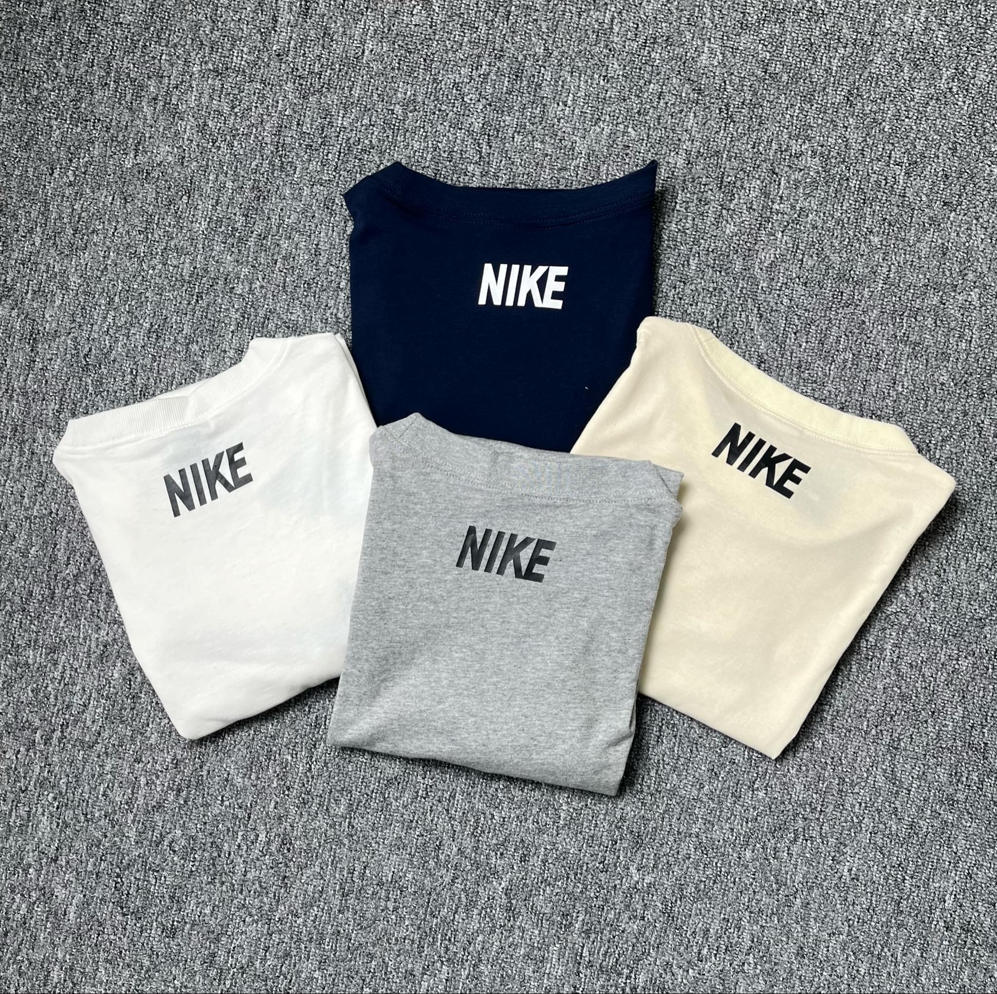 Áo Tshirts Chính Hãng - Nike Swoosh Casual Vàng Kem - DM4684-113