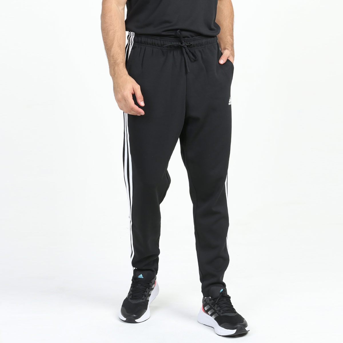 Quần Dài Chính Hãng - adidas Must Haves 3-Stripes Tapered Pants ''Black'' - FK6884